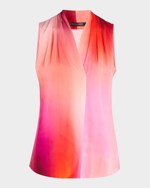 Sydonie Pleated Ombre Blous